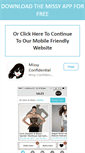 Mobile Screenshot of missyconfidential.com.au